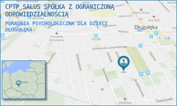 PORADNIA PSYCHOLOGICZNA DLA DZIECI - CPTP SALUS SPÓŁKA Z OGRANICZONĄ ODPOWIEDZIALNOŚCIĄ - JARZĘBINOWA 7,  DŁUGOŁĘKA