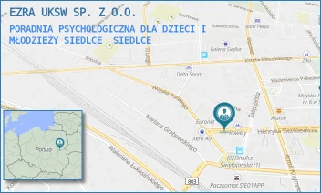 PORADNIA PSYCHOLOGICZNA DLA DZIECI I MŁODZIEŻY SIEDLCE - EZRA UKSW SP. Z O.O. - HENRYKA SIENKIEWICZA 52,  SIEDLCE