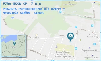 PORADNIA PSYCHOLOGICZNA DLA DZIECI I MŁODZIEŻY SIERPC - EZRA UKSW SP. Z O.O. - KONSTYTUCJI 3 MAJA 2,  SIERPC