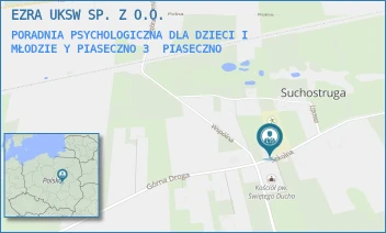 PORADNIA PSYCHOLOGICZNA DLA DZIECI I MŁODZIEY PIASECZNO 3 - EZRA UKSW SP. Z O.O. - SZKOLNA 20,  PIASECZNO