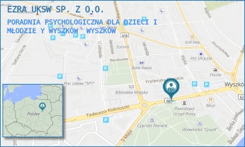 PORADNIA PSYCHOLOGICZNA DLA DZIECI I MŁODZIEY WYSZKÓW - EZRA UKSW SP. Z O.O. - TADEUSZA KOŚCIUSZKI 30,  WYSZKÓW