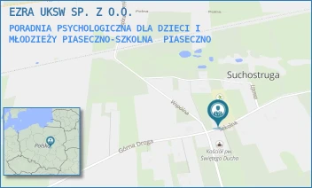 PORADNIA PSYCHOLOGICZNA DLA DZIECI I MŁODZIEŻY PIASECZNO-SZKOLNA - EZRA UKSW SP. Z O.O. - SZKOLNA 20,  PIASECZNO