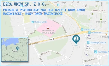 PORADNIA PSYCHOLOGICZNA DLA DZIECI NOWY DWÓR MAZOWIECKI - EZRA UKSW SP. Z O.O. - WOJSKA POLSKIEGO 49,  NOWY DWÓR MAZOWIECKI