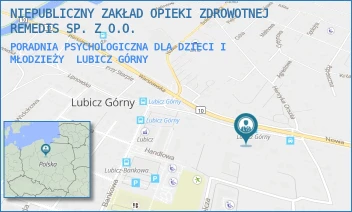 PORADNIA PSYCHOLOGICZNA DLA DZIECI I MŁODZIEŻY - NIEPUBLICZNY ZAKŁAD OPIEKI ZDROWOTNEJ REMEDIS SP. Z O.O. - LIPNOWSKA 86, LUBICZ GÓRNY