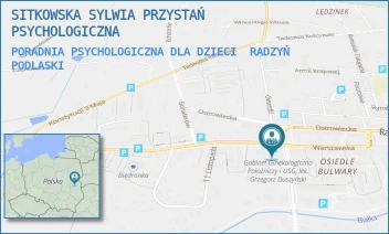 PORADNIA PSYCHOLOGICZNA DLA DZIECI - SITKOWSKA SYLWIA PSYCHOLOGIKA - WARSZAWSKA 17,  RADZYŃ PODLASKI