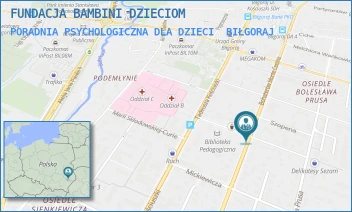 PORADNIA PSYCHOLOGICZNA DLA DZIECI - FUNDACJA BAMBINI DZIECIOM - ŻOŁNIERZY WOJSKA POLSKIEGO 4,  BIŁGORAJ