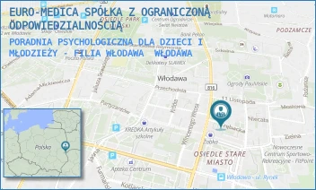 PORADNIA PSYCHOLOGICZNA DLA DZIECI I MŁODZIEŻY - FILIA WŁODAWA - EURO-MEDICA SPÓŁKA Z OGRANICZONĄ ODPOWIEDZIALNOŚCIĄ - TRĘBACKA 3,  WŁODAWA