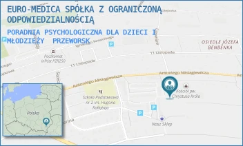 PORADNIA PSYCHOLOGICZNA DLA DZIECI I MŁODZIEŻY - EURO-MEDICA SPÓŁKA Z OGRANICZONĄ ODPOWIEDZIALNOŚCIĄ - UL. MISIĄGIEWICZA 84/61,  PRZEWORSK