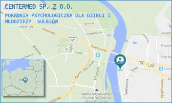 PORADNIA PSYCHOLOGICZNA DLA DZIECI I MŁODZIEŻY - "CENTERMED" SPÓŁKA Z OGRANICZONĄ ODPOWIEDZIALNOŚCIĄ - UL. RYNEK 5A,  SULEJÓW