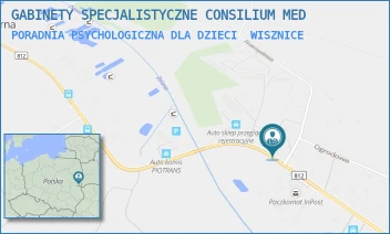 PORADNIA PSYCHOLOGICZNA DLA DZIECI - GABINETY SPECJALISTYCZNE CONSILIUM MED - WARSZAWSKA 88, WISZNICE