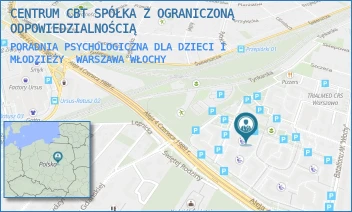 PORADNIA PSYCHOLOGICZNA DLA DZIECI I MŁODZIEŻY - CENTRUM CBT SPÓŁKA Z OGRANICZONĄ ODPOWIEDZIALNOŚCIĄ - FASOLOWA 45,  WARSZAWA WŁOCHY