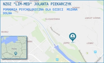 PORADNIA PSYCHOLOGICZNA DLA DZIECI - NZOZ "LIM-MED" JOLANTA PIEKARCZYK - UL. SPADOCHRONIARZY 28B,  MSZANA DOLNA