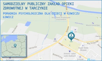 PORADNIA PSYCHOLOGICZNA DLA DZIECI W ŁOWICZU - SAMODZIELNY PUBLICZNY ZAKŁAD OPIEKI ZDROWOTNEJ W TARCZYNIE - UL. ŚWIĘTOJAŃSKA 1/3B,  ŁOWICZ