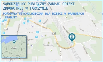 PORADNIA PSYCHOLOGICZNA DLA DZIECI W PRABUTACH - SAMODZIELNY PUBLICZNY ZAKŁAD OPIEKI ZDROWOTNEJ W TARCZYNIE - UL. WŁADYSŁAWA JAGIEŁŁY 26A,  PRABUTY