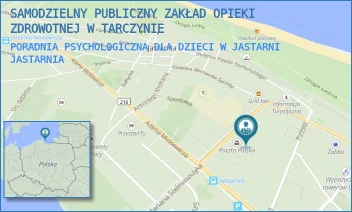 PORADNIA PSYCHOLOGICZNA DLA DZIECI W JASTARNI - SAMODZIELNY PUBLICZNY ZAKŁAD OPIEKI ZDROWOTNEJ W TARCZYNIE - UL. MARIANA STELMASZCZYKA 5,  JASTARNIA