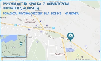 PORADNIA PSYCHOLOGICZNA DLA DZIECI - PSYCHOLOGIJA SPÓŁKA Z OGRANICZONĄ ODPOWIEDZIALNOŚCIĄ - 3 MAJA 59Ł,  HAJNÓWKA