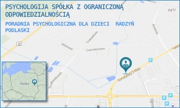 PORADNIA PSYCHOLOGICZNA DLA DZIECI - PSYCHOLOGIJA SPÓŁKA Z OGRANICZONĄ ODPOWIEDZIALNOŚCIĄ - KONSTYTUCJI 3 MAJA 20,  RADZYŃ PODLASKI