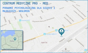 PORADNI PSYCHOLOGICZNA DLA DZIECI I MŁODZIEŻY - CENTRUM MEDYCZNE PRO - MED - ARMII KRAJOWEJ 64/13,  WOŁOMIN