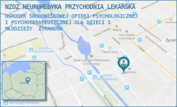 OŚRODEK ŚRODOWISKOWEJ OPIEKI PSYCHOLOGICZNEJ I PSYCHOTERAPEUTYCZNEJ DLA DZIECI I MŁODZIEŻY - NZOZ NEUROMEDYKA PRZYCHODNIA LEKARSKA - OKRZEI 51C,  ŻYRARDÓW