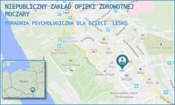 PORADNIA PSYCHOLOGICZNA DLA DZIECI - NIEPUBLICZNY ZAKŁAD OPIEKI ZDROWOTNEJ MOCZARY - UL. RYNEK 2, LESKO