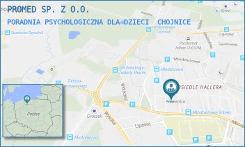 PORADNIA PSYCHOLOGICZNA DLA DZIECI - PROMED SP. Z O.O. - UL. MŁODZIEŻOWA 21A,  CHOJNICE