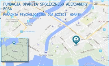 PORADNIA PSYCHOLOGICZNA DLA DZIECI - FUNDACJA OPARCIA SPOŁECZNEGO ALEKSANDRY FOSA - UL. RADNA 3/2,  GDAŃSK