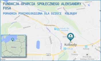 PORADNIA PSYCHOLOGICZNA DLA DZIECI - FUNDACJA OPARCIA SPOŁECZNEGO ALEKSANDRY FOSA - UL. STAROMŁYŃSKA 2B,  KOLBUDY