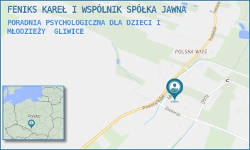 PORADNIA PSYCHOLOGICZNA DLA DZIECI I MŁODZIEŻY - FENIKS KAREŁ I WSPÓLNIK SPÓŁKA JAWNA - UL. MŁYŃSKA 8,  GLIWICE