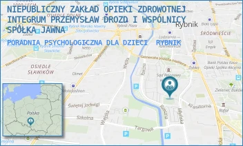 PORADNIA PSYCHOLOGICZNA DLA DZIECI - NIEPUBLICZNY ZAKŁAD OPIEKI ZDROWOTNEJ INTEGRUM PRZEMYSŁAW DROZD I WSPÓLNICY SPÓŁKA JAWNA - MŁYŃSKA 10,  RYBNIK
