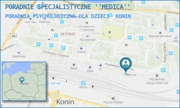 PORADNIA PSYCHOLOGICZNA DLA DZIECI - PORADNIE SPECJALISTYCZNE ''MEDICA'' - CHOPINA 23A,  KONIN