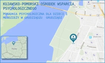 PORADNIA PSYCHOLOGICZNA DLA DZIECI I MŁODZIEŻY W GRUDZIĄDZU - KUJAWSKO-POMORSKI OŚRODEK WSPARCIA PSYCHOLOGICZNEGO - WIŚLANA 12,  GRUDZIĄDZ