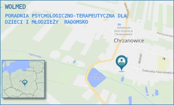 PORADNIA PSYCHOLOGICZNO-TERAPEUTYCZNA DLA DZIECI I MŁODZIEŻY - WOLMED - UL. NARUTOWICZA 20,  RADOMSKO