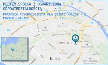 PORADNIA PSYCHOLOGICZNA DLA DZIECI KALISZ - I POZIOM - MEDTEM SPÓŁKA Z OGRANICZONĄ ODPOWIEDZIALNOŚCIĄ - PLAC ŚWIĘTEGO JÓZEFA 12,  KALISZ