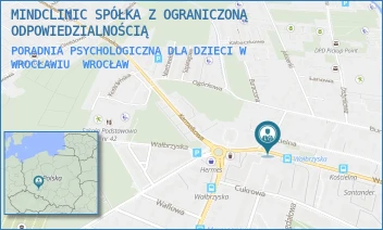 PORADNIA PSYCHOLOGICZNA DLA DZIECI W WROCŁAWIU - MINDCLINIC SPÓŁKA Z OGRANICZONĄ ODPOWIEDZIALNOŚCIĄ - UL. WAŁBRZYSKA 24C,  WROCŁAW