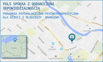 PORADNIA PSYCHOLOGICZNO-PSYCHOTERAPEUTYCZNA DLA DZIECI I MLODZIEŻY - PULS SPÓŁKA Z OGRANICZONĄ ODPOWIEDZIALNOŚCIĄ - PORTOWA 16,  BRANIEWO