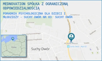 PORADNIA PSYCHOLOGICZNA DLA DZIECI I MŁODZIEŻY - SUCHY DWÓR NR 83 - FRACTAL CONCEPT SPÓŁKA Z OGRANICZONĄ ODPOWIEDZIALNOŚCIĄ - UL. SOWIA 1, SUCHY DWÓR