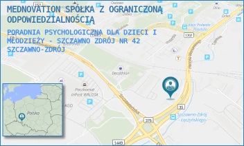 PORADNIA PSYCHOLOGICZNA DLA DZIECI I MŁODZIEŻY - SZCZAWNO ZDRÓJ NR 42 - FRACTAL CONCEPT SPÓŁKA Z OGRANICZONĄ ODPOWIEDZIALNOŚCIĄ - UL. JÓZEFA ŁĄCZYŃSKIEGO 36,  SZCZAWNO-ZDRÓJ