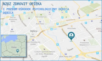 I POZIOM OŚRODEK PSYCHOLOGICZNY DĘBICA - NZOZ ZDROVIT OPIEKA - UL. WIELOPOLSKA 23,  DĘBICA